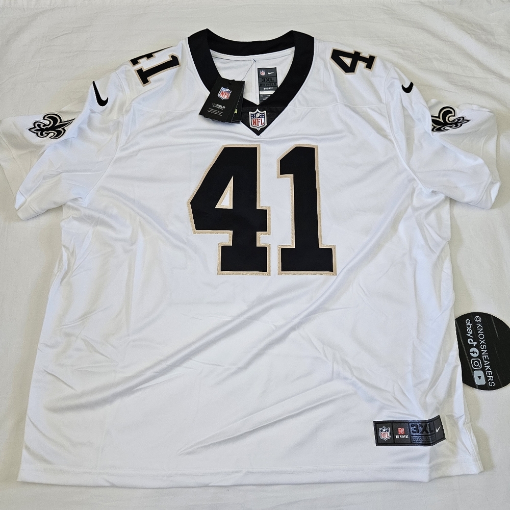 Alvin Kamara New Orleans Saints Nike NFL White Jersey Men's Size 3XLarge